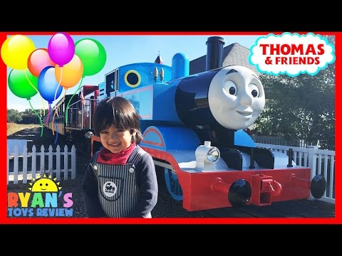 THOMAS AND FRIENDS Train Rides for kids at ThomasLand Amusement park Video