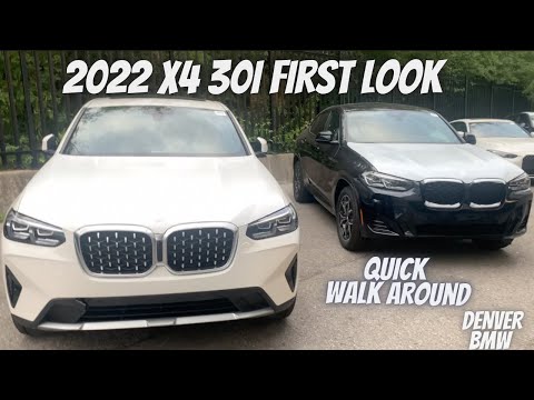 2022 BMW LCI X4 30i First Look and Walkaround