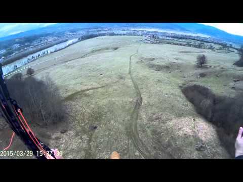 zbor la daesti  cu parapanta  paraglider  fly