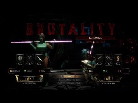 mortal  kombat 11  Jade brutality tutorial: flawless