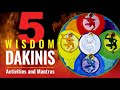 Five Buddhist Wisdom Dakinis: Dharma Activities including Chod, with Mantras beautifully chanted