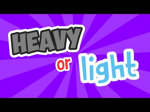 Is It Heavy or Light? | Jack Hartmann Measurement Song