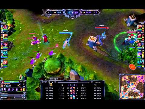 League of Legends - Fiora 21/7/12 vs Vladimir Top Lane (Quadra & 4v5 Game)