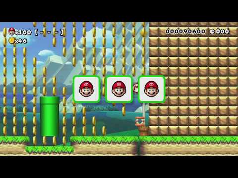 FRIGID PRELUDE - Easy 100 Mario Challenge - Super Mario Maker - Wii U - No Commentary 1bw