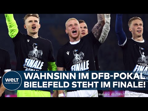 DFB-POKAL: Sensation! Finale! Arminia Bielefeld ballert Bayer Leverkusen aus dem Turnier