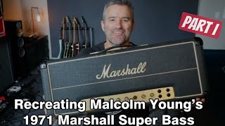 Video thumbnail for Recreating Malcolm Young's 1971 Marshall Super Bass - PART 1 by Headfirst Amps