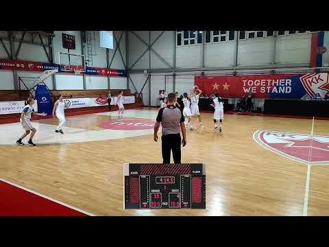 2 Kolo Kadetkinje ККЖ Црвена Звезда МТС 2 : ЖКК Церак (85 : 37)