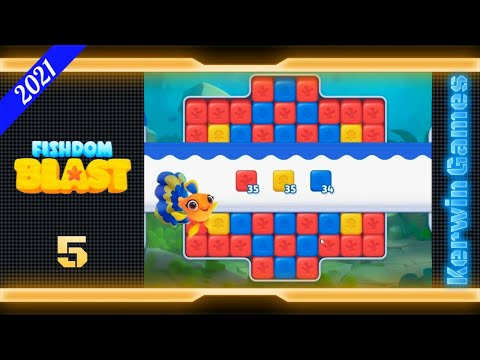 Fishdom Blast Level 5 - No Boosters - 26 moves (2021)