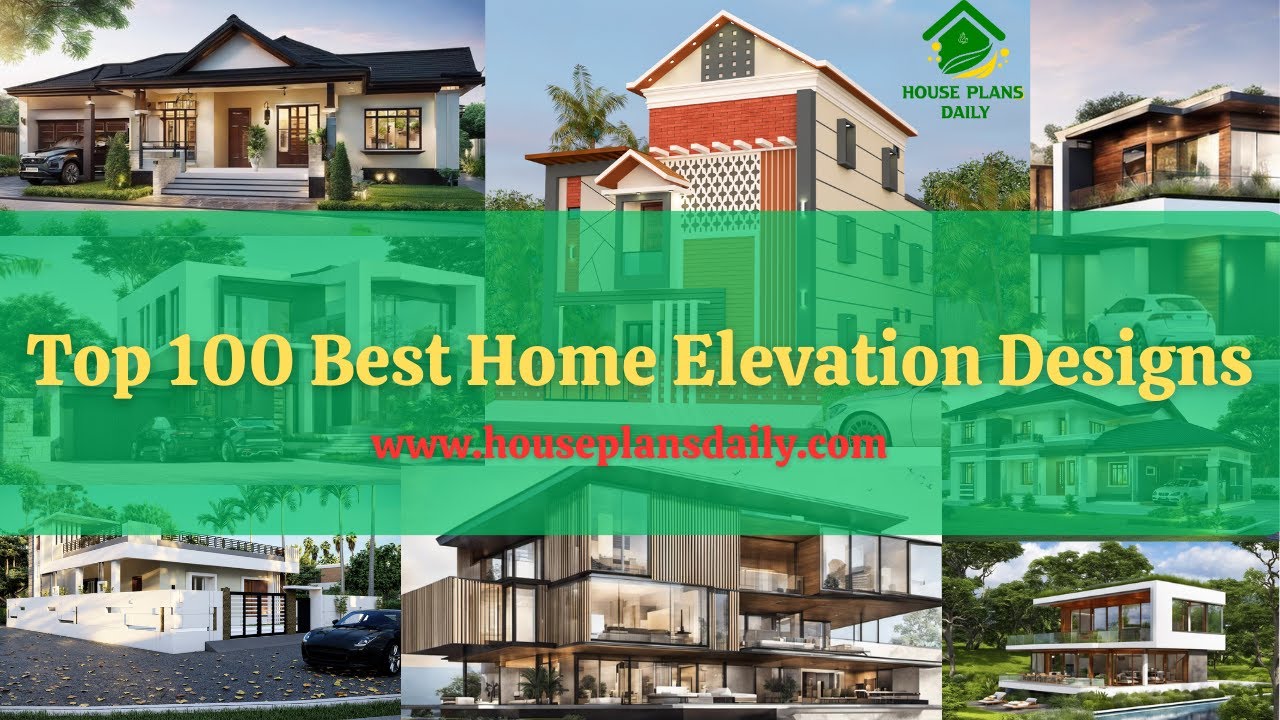 Top 100 Best Home Elevation Designs | House Plans Daily