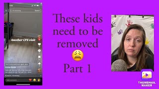 She Live Streams 24/7 And ignores her kids until CPS shows up