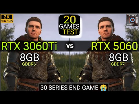 RTX 3060 Ti vs RTX 5060 - Test In 20 Games - Big Difference