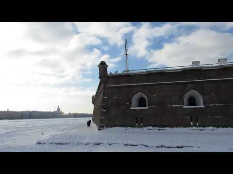 20.02.2018 - Санкт-Петербург - Бастионы Петропавловской крепости, Троицкий мост