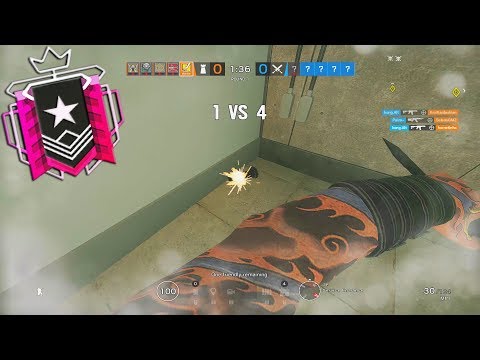 INSANE 1v4 Ace Clutch - Rainbow Six Siege