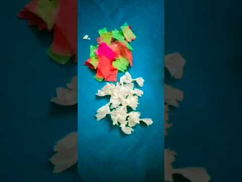 Tissue Paper flower Garland !! ✨✨Rajitha Sarma #diy #papercraft