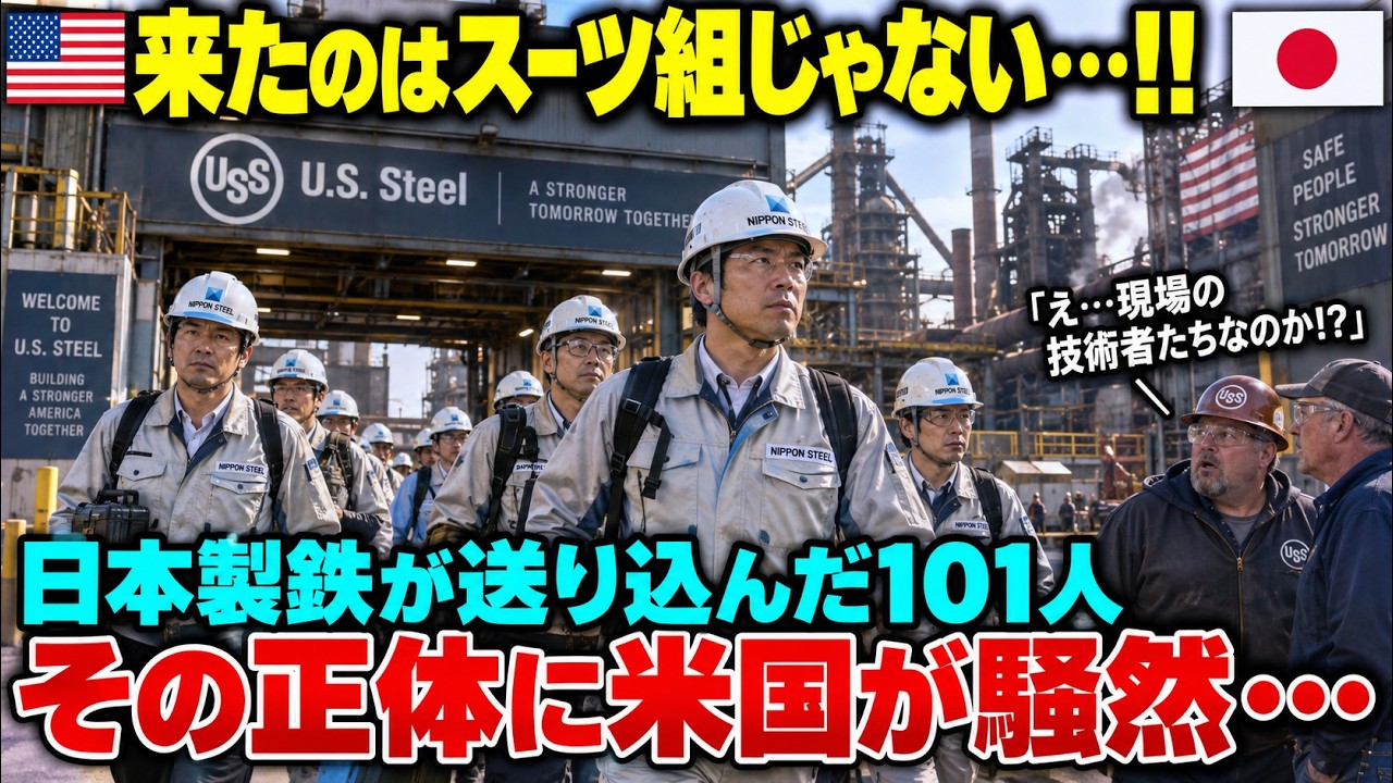 「買収後に来たのはスーツ姿の幹部じゃない」日本製鉄がUSスチールへ送り込んだ101人の正体とは…