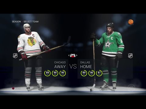 NHL 16: Blackhawks (30-32-6) at Stars (31-29-8) (3/11/2016)