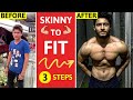 SKINNY TO MUSCULAR : How Skinny Can Build MUSCLE FAST | Weight Gain Diet & Workout for HARDGAINERS