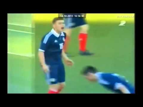 Scotland's U21 vs Georgia U21 Lewis McLeod Amazing Goal lashes in 30yd volley