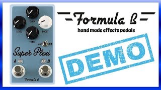 Video thumbnail for PEDALI PER CHITARRA ELETTRICA | FORMULA B SUPER PLEXI | OVERDRIVE | EFFETTI CHITARRA ELETTRICA by Pedali ed effetti per chitarra elettrica