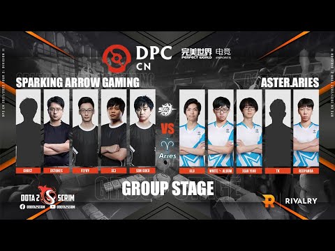 Sparking Arrow Gaming vs Aster.Aries - DPC CN 2021/22 Tour 2: Division II - Group Stage - B03