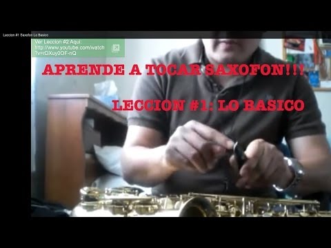 Saxofon Para Principiantes #1 LO MAS BASICO