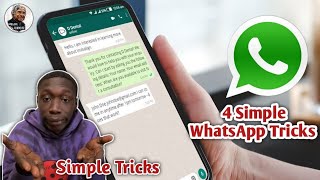 4 ரகசிய WhatsApp Tricks | Latest WhatsApp Tricks | Simple tricks | Tamil Facts | Village Scientist