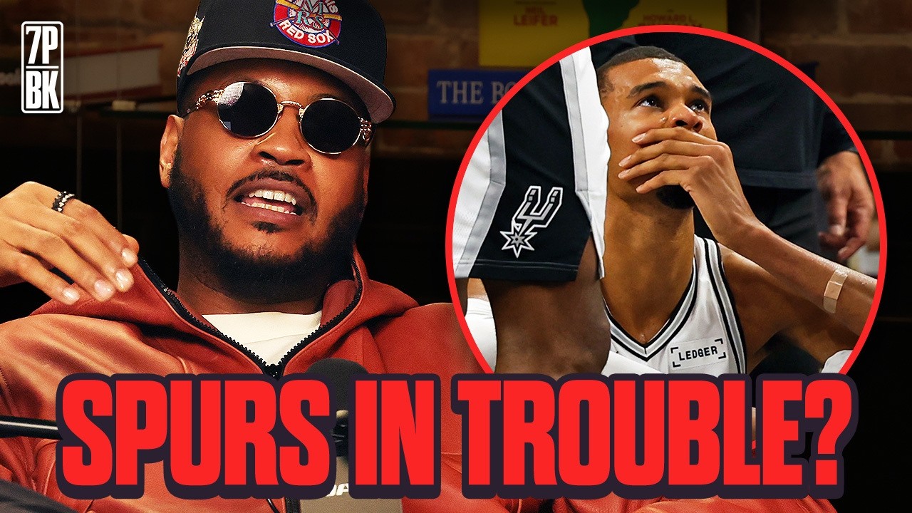 Carmelo Anthony Reacts to Wemby’s Injury & What’s Next for Spurs