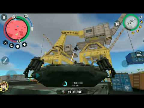 Real Gangster Crime-Attack on Tank in army tank , Robot police) Gameplay HD #viral #trending