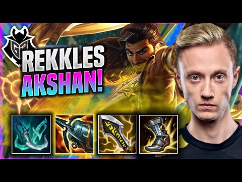 REKKLES PLAYS A LOT OF NEW CHAMPION AKSHAN! - G2 Rekkles Plays Akshan ADC vs Akshan! |