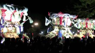 preview picture of video '観音寺　秋祭り 2011 八幡 ちょうさ　太鼓台　Kanonji Autumn Festival'