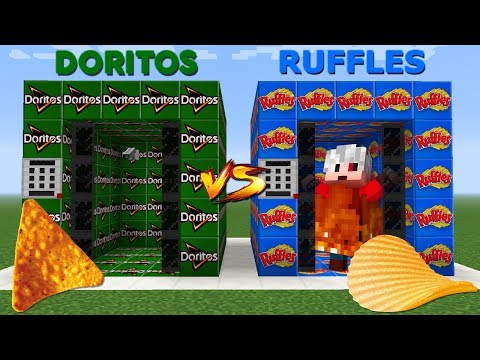 DORITOS VS RUFFLES ELEVATOR LUCKY BLOCK - Minecraft