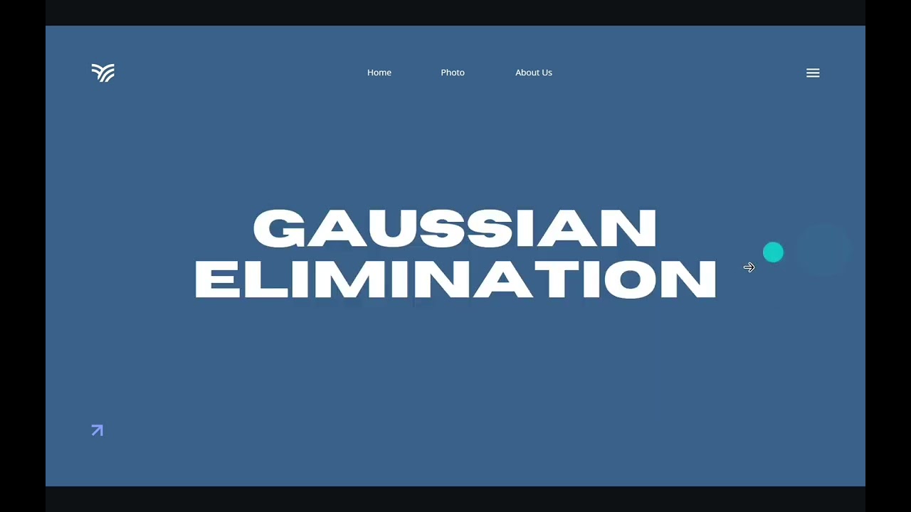 Numerical Method (Bisection Method and Gaussian Elimination)