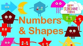 Shapes and Numbers for Kids 1 to 50.