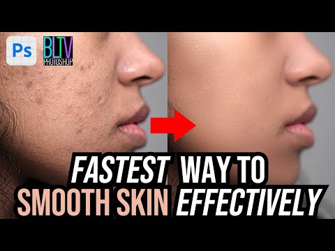 Photoshop: Quickest Way to Effectively Smooth SKIN & Remove Blemishes
