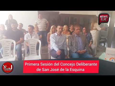 NEWS SJE NOTICIAS: 1° Sesión del Concejo Deliberante de San José de la Esquina 
