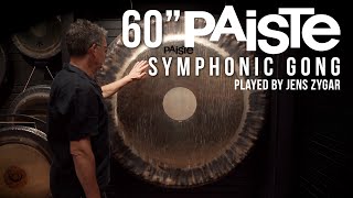 Video thumbnail for 60” Paiste Symphonic Gong played by Jens Zygar at Memphis Gong Chamber by Memphis Drum Shop