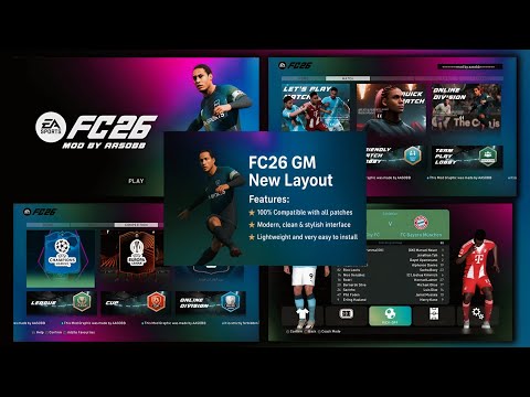 PES 2017 NEW GRAPHIC MENU | FREE RELEASE ! MENU PES 2017 FC26 LAYOUT NEW II CPK VERSION II ALL PATCH