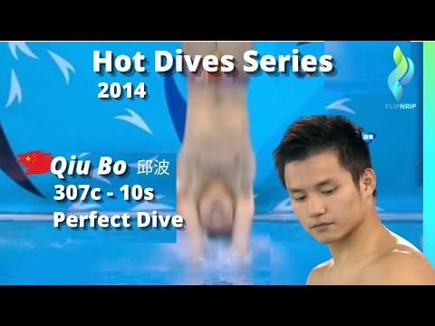 2014 Qiu Bo 邱波 307c 10s Perfect Dive Mens 10 Meter Asian Games