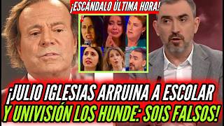 REVÉS FINAL! JULIO IGLESIAS Y UNIVISIÓN ARRUINAN A IGNACIO ESCOLAR Y RTVE TRAS CARLOTA CORREDERA