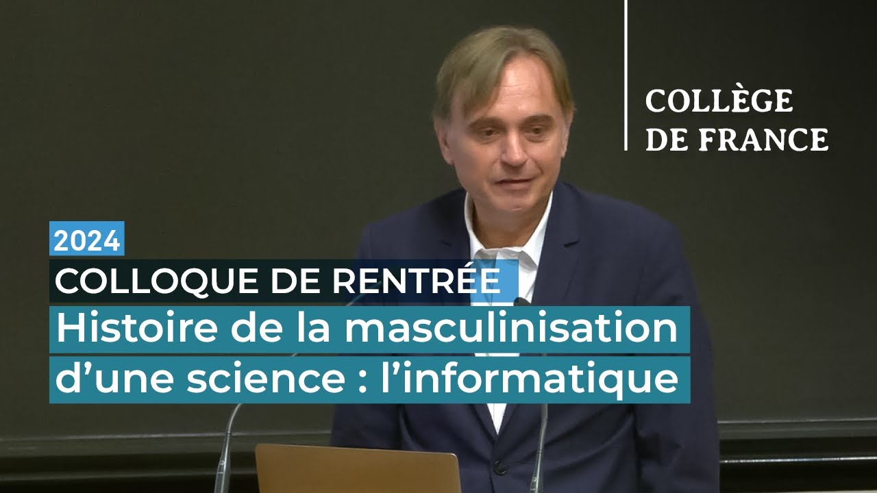 Histoire de la masculinisation d’une science : l’informatique - Xavier Leroy