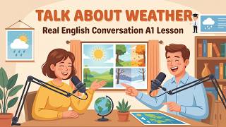 Real English Conversation | Talking About Weather and Seasons | A1 | English With Me