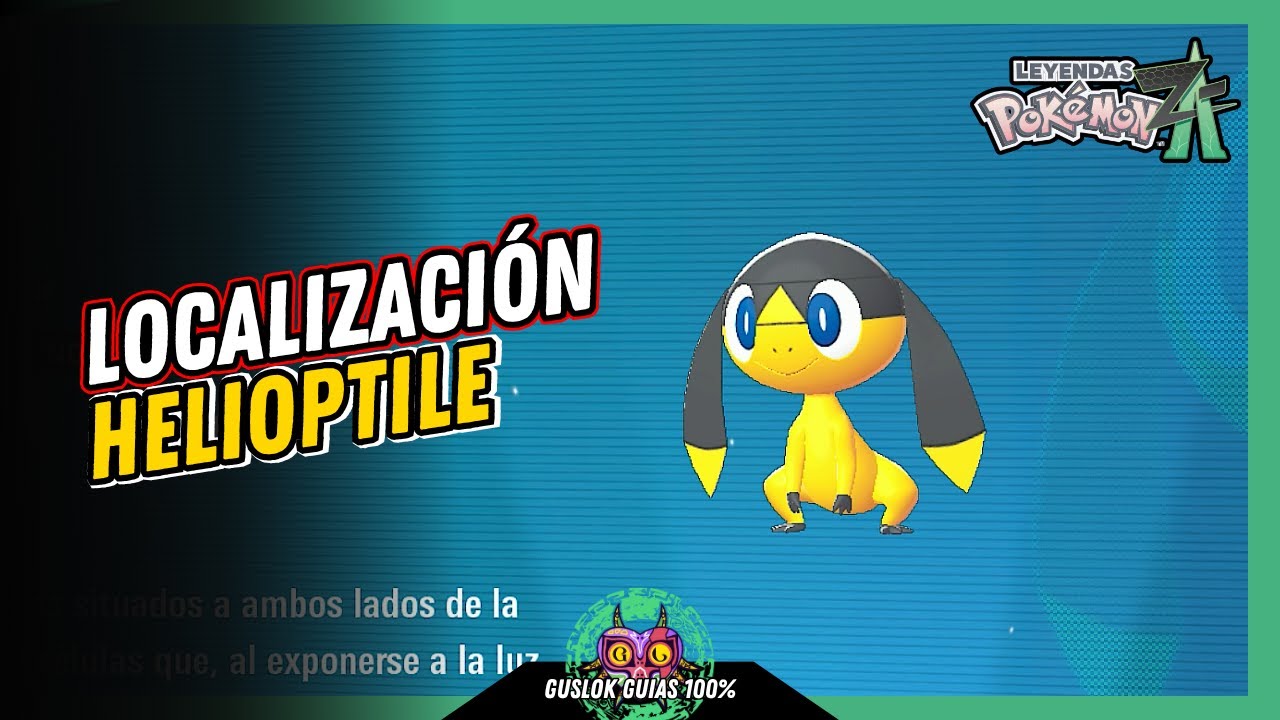 UBICACIÓN de HELIOPTILE | GUÍA 100% | 💯Leyendas Pokemon: Z-A🏆 UBICACIÓN de HELIOPTILE | GUÍA 100% | 💯Leyendas Pokemon: Z-A🏆