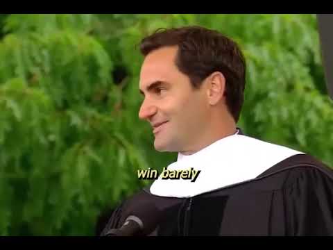 A 71 second masterclass by Roger Federer on moving past failure