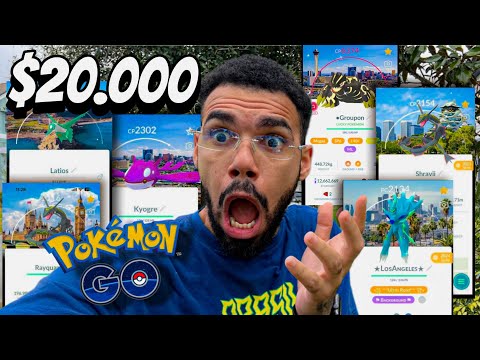 INSANO!! 🔥 É ISSO QUE VOCÊ NUMA COLEÇÃO DE R$20.000 REAIS NO POKEMON GO... 🤯 #pokemongo