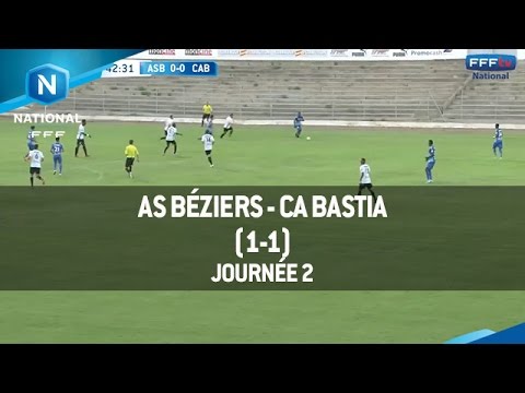 J2 : AS Béziers - CA Bastia (1-1), le résumé