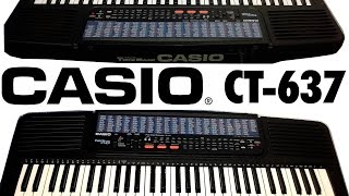 Video thumbnail for CASIO CT-637 by Keyboards - review - repair