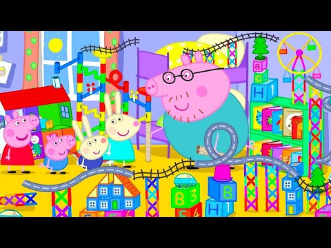 The Marble Run WORLD RECORD 🥇 | Peppa Pig Toy Play Official Full Episodes