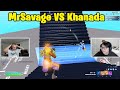 MrSavage VS Khanada 1v1 TOXIC Buildfights!