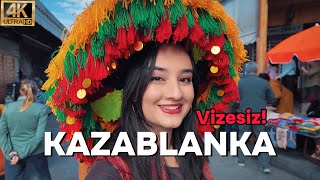VİZESİZ FAS TURU 🇲🇦 KAZABLANKA ŞEHİR TURU | 1 dirhem = 4,60 TL olan FAS’a Geldim