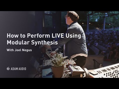 How to Perform LIVE using Modular Synthesis | ADAM Audio